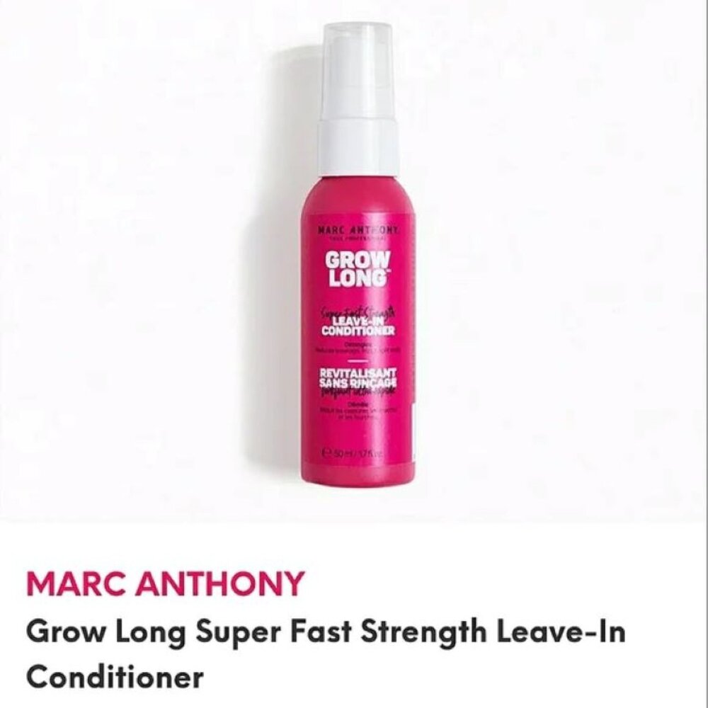 Marc Anthony Grow Long Super Fast Strength Leave-in Conditioner. Long hair. End